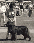 Fionuala with Kirsteen in the show ring